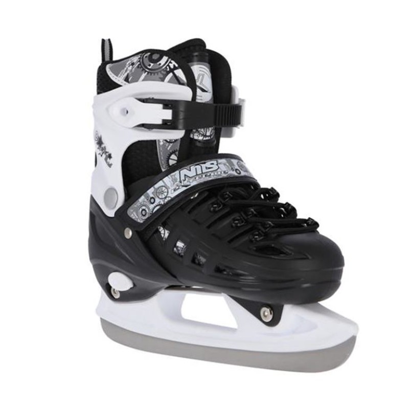 Αυξομειούμενα Πατίνια Roller NH 10905 ΣΕΤ 4 ΣΕ 1 INLINE SKATES NILS EXTREME ΜΑΥΡΟ-MEDIUM (35-38)