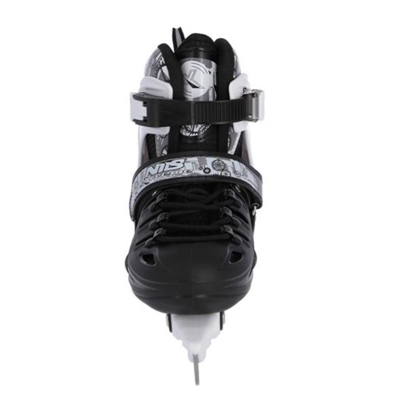 Αυξομειούμενα Πατίνια Roller NH 10905 ΣΕΤ 4 ΣΕ 1 INLINE SKATES NILS EXTREME ΜΑΥΡΟ-MEDIUM (35-38)