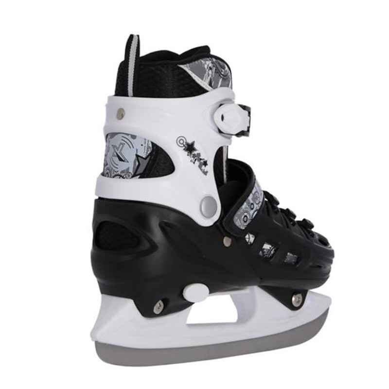 Αυξομειούμενα Πατίνια Roller NH 10905 ΣΕΤ 4 ΣΕ 1 INLINE SKATES NILS EXTREME ΜΑΥΡΟ-MEDIUM (35-38)