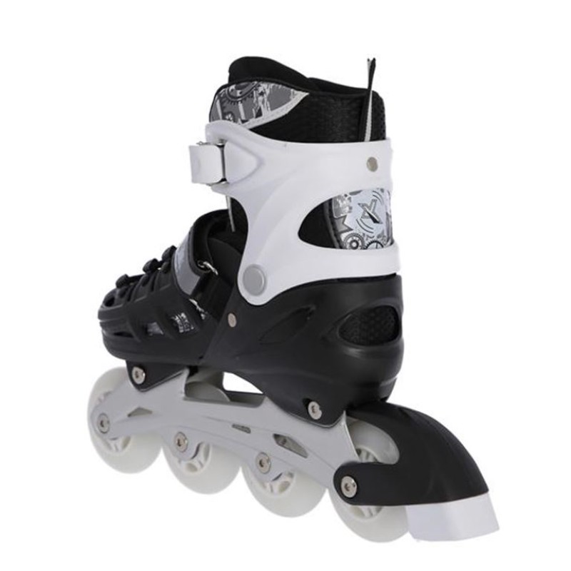 Αυξομειούμενα Πατίνια Roller NH 10905 ΣΕΤ 4 ΣΕ 1 INLINE SKATES NILS EXTREME ΜΑΥΡΟ-MEDIUM (35-38)