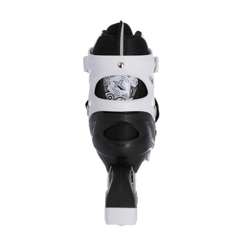Αυξομειούμενα Πατίνια Roller NH 10905 ΣΕΤ 4 ΣΕ 1 INLINE SKATES NILS EXTREME ΜΑΥΡΟ-MEDIUM (35-38)