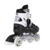 Αυξομειούμενα Πατίνια Roller NH 10905 ΣΕΤ 4 ΣΕ 1 INLINE SKATES NILS EXTREME ΜΑΥΡΟ-MEDIUM (35-38)