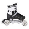 Αυξομειούμενα Πατίνια Roller NH 10905 ΣΕΤ 4 ΣΕ 1 INLINE SKATES NILS EXTREME ΜΑΥΡΟ-MEDIUM (35-38)