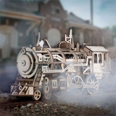 ROBOTIME Locomotive LK701 3D Ξύλινο Μηχανικό Puzzle