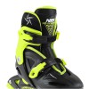 Αυξομειούμενα Πατίνια Roller NJ/NA 0321 Μαύρο/Λαχανί IN-LINE SKATES NILS EXTREME Small (26-30)
