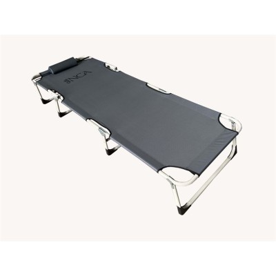 INCA Ξαπλώστρα Παραλίας INC-101 Μεταλλική Πτυσσόμενη με μαξιλαράκι  193χ70χ30cm