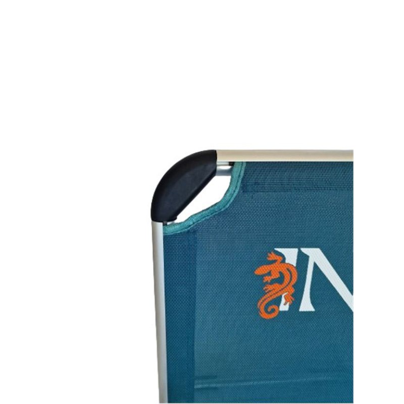 Καρέκλα Παραλίας Αλουμινίου INCA Textilene 2x1 ΨΗΛΗ Μπλε KING SIZE 58x63x70cm