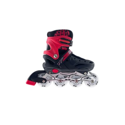 Αυξομειούμενα Πατίνια Roller GC SK10 ΣΕΤ 3 ΣΕ 1 ΜΑΥΡΟ/ΚΟΚΚΙΝΟ LED-SMALL (29-32)