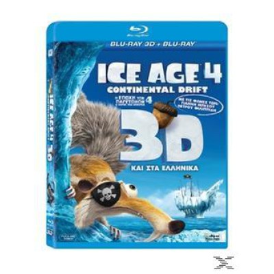 Η Εποχή των Παγετώνων 4: Ο Χορός των Ηπείρων 2012 - 2D & 3D [Παιδικά Blu-Ray Used]