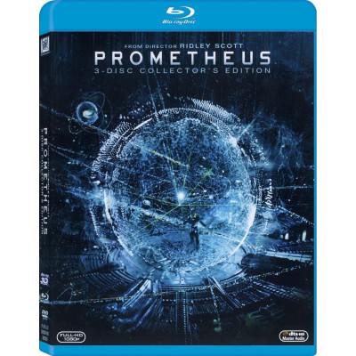 Prometheus 3D & 2D 3-Disc Collector's Edition BD Μεταχειρισμένο #16822