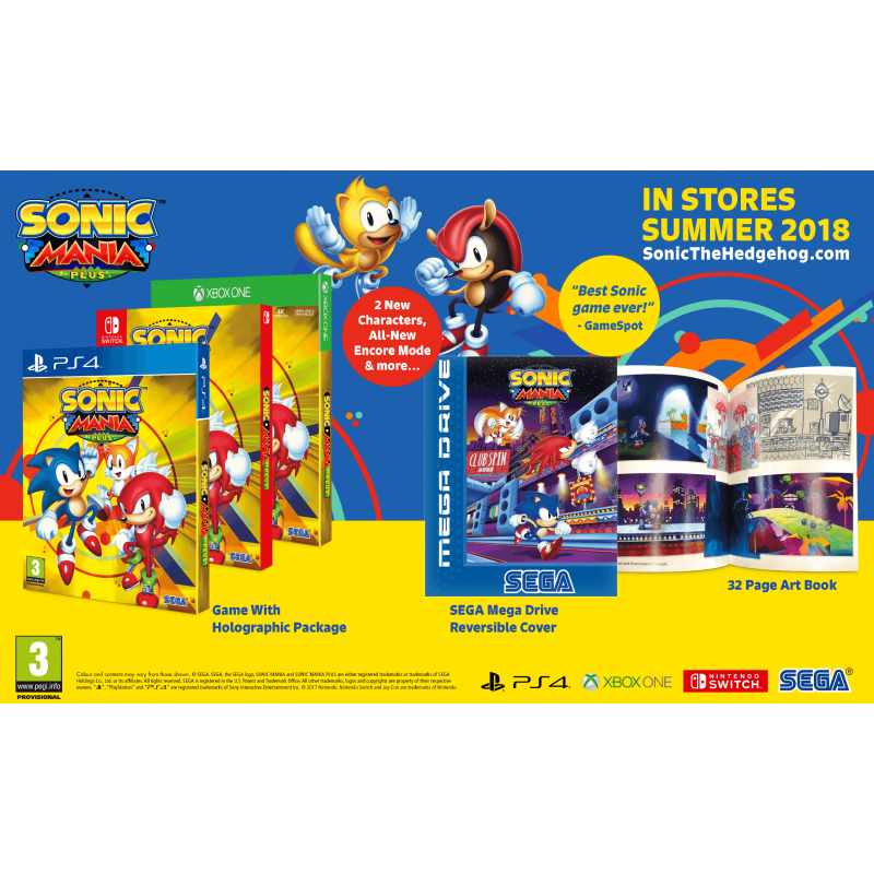 SONIC MANIA PLUS SWITCH