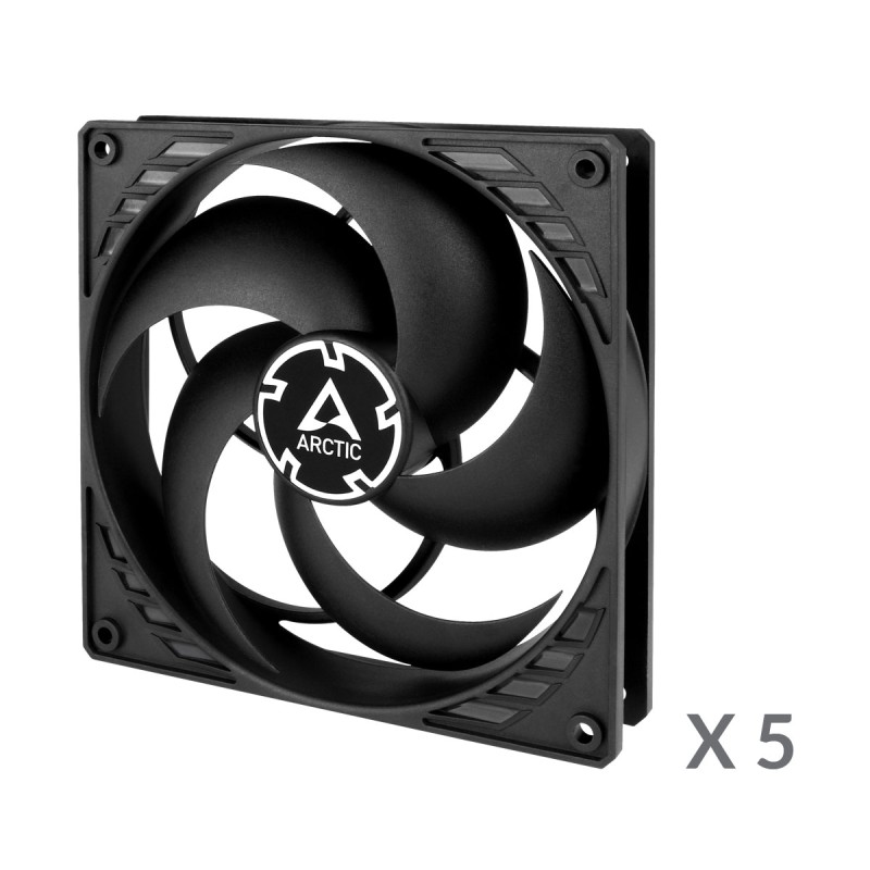 Arctic P14 PWM PST Value Pack - 5 Fans - Case Fan 4pin -140mm black/black