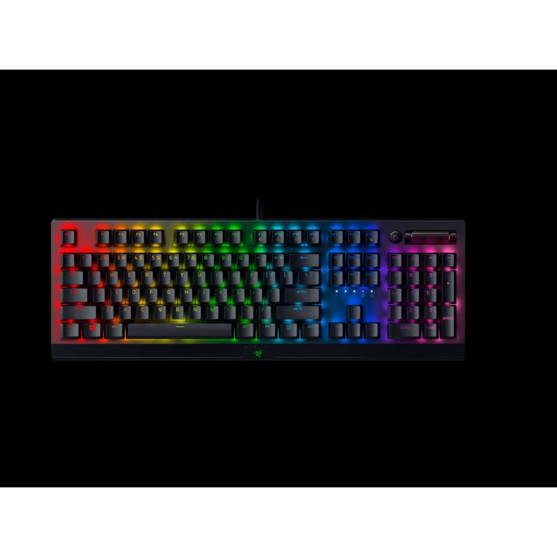 Razer BLACKWIDOW V3 - Mechanical Keyboard (Green Switch) - Wrist Rest - GR Layout