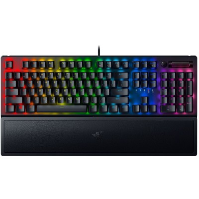 Razer BLACKWIDOW V3 - Mechanical Keyboard (Green Switch) - Wrist Rest - GR Layout