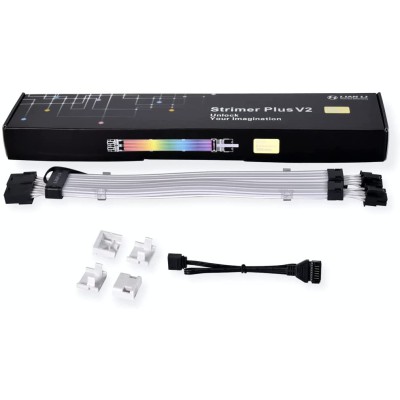 Lian Li STRIMER Plus V2 - 8 PC Cable - 108 LED Extension cable for 8 Pin (no controller)