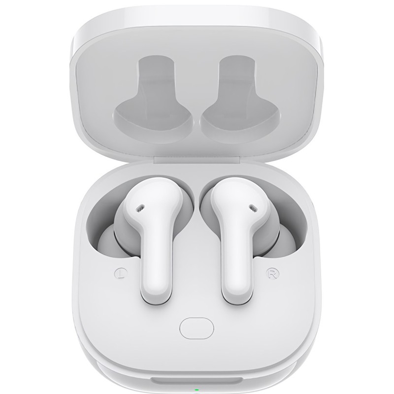 QCY T13 TWS WHITE Dual Driver 4-mic noise cancel. True Wireless Earbuds - Quick Charge 380mAh