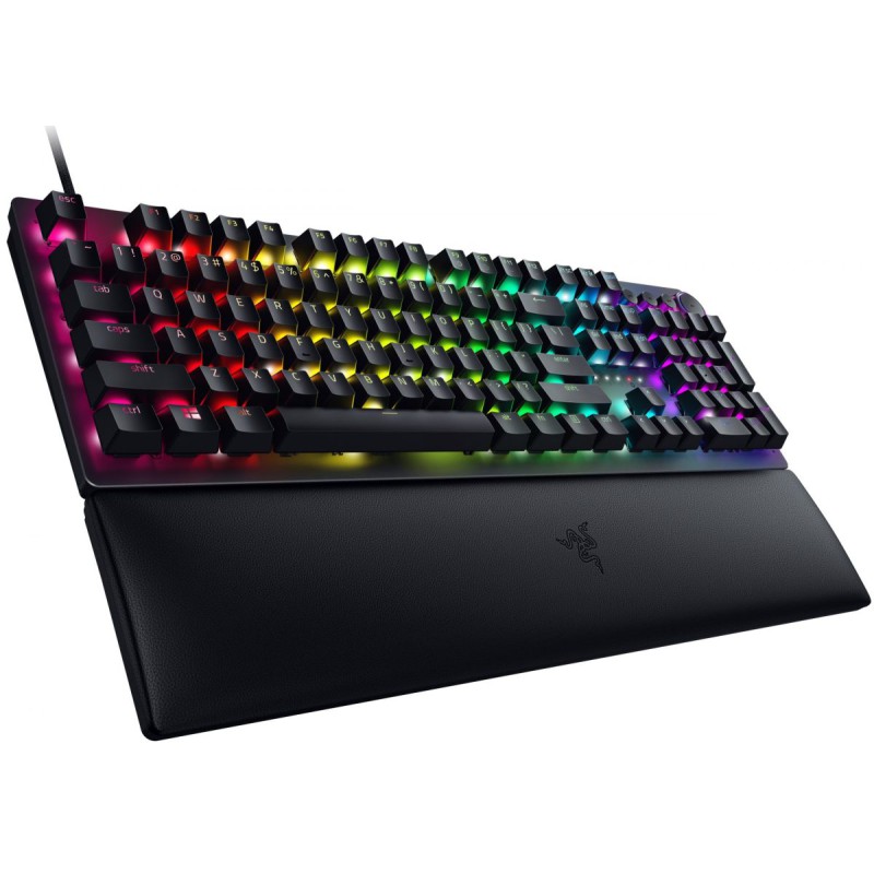 Razer HUNTSMAN V2 - RGB Optical Gaming Keyboard (Clicky Purple Switch) - US Layout
