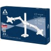 Arctic Z2 (Gen 3) - Dual Monitor Arm with 4-Port USB Hub in black color