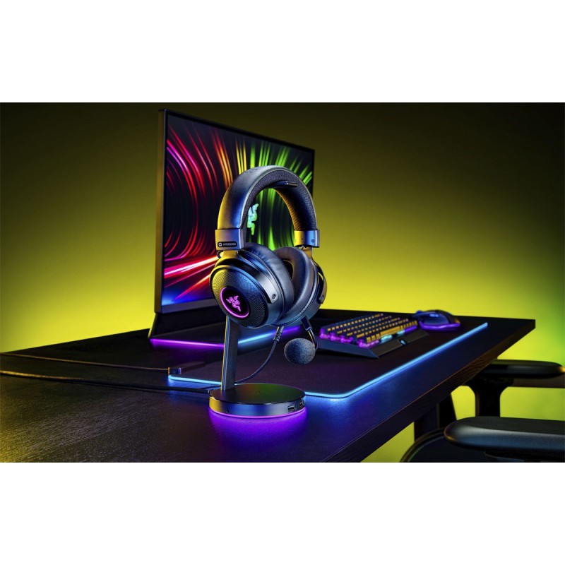 Razer KRAKEN V3 Hypersense - Haptic Feedback - 7.1 USB RGB Gaming Headset - THX Audio