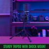 Streamplify MIC RGB microphone, USB-A, Black - incl. Tripod