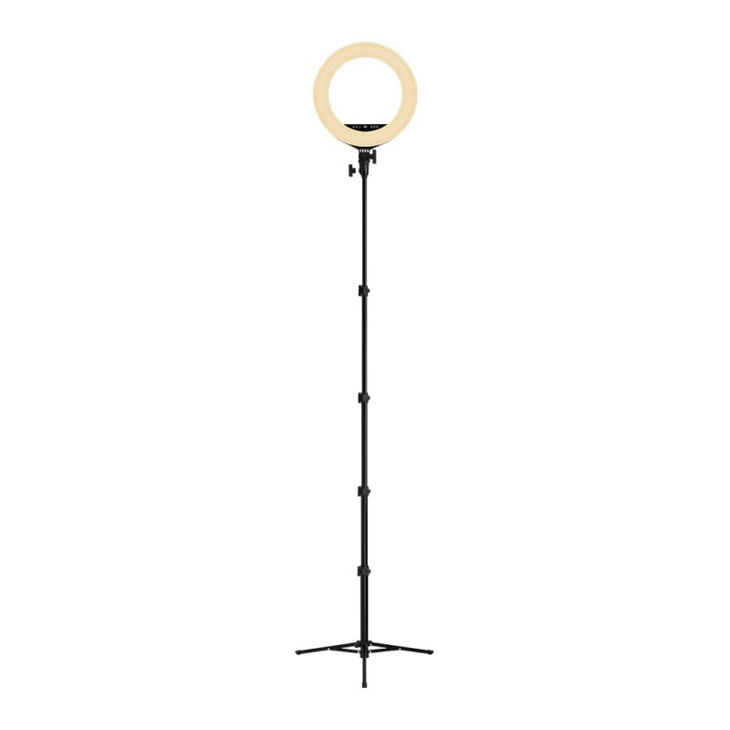 Streamplify Light 14 Streaming Ring Light - Black 36cm & tripod - selfie stick