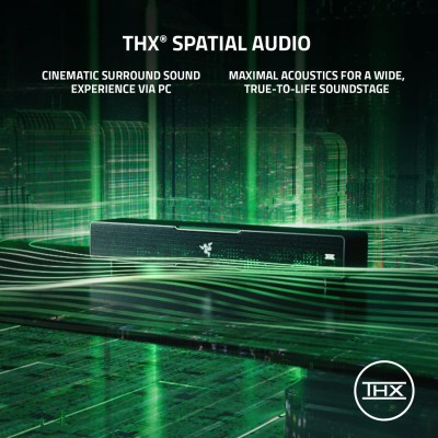 Razer LEVIATHAN V2 - RGB Gaming Sound Bar - THX Spatial 7.1 Audio