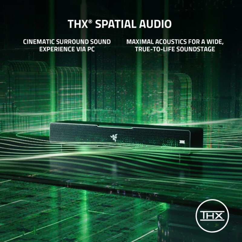 Razer LEVIATHAN V2 - RGB Gaming Sound Bar - THX Spatial 7.1 Audio