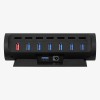 Streamplify HUB CTRL 7, 7x USB 3.0 Type A, RGB, 12V, EU Power Cable - black