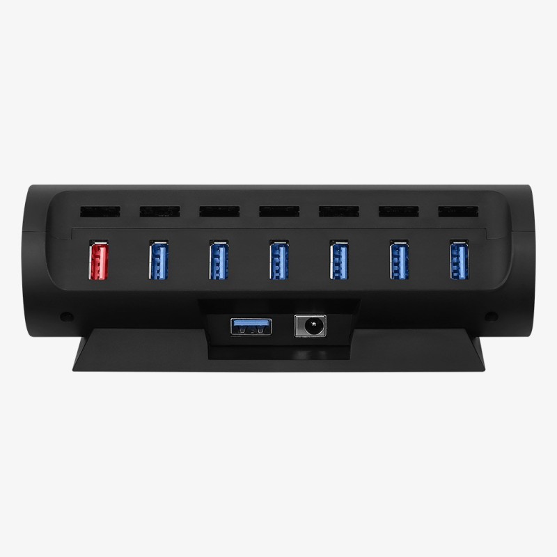Streamplify HUB CTRL 7, 7x USB 3.0 Type A, RGB, 12V, EU Power Cable - black