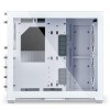 Lian Li O11 AIR MINI White PC Case ATX / M-ATX with 3 standard Fans (front 120mmx2, rear 120mmx1) Me