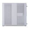Lian Li O11 AIR MINI White PC Case ATX / M-ATX with 3 standard Fans (front 120mmx2, rear 120mmx1) Me