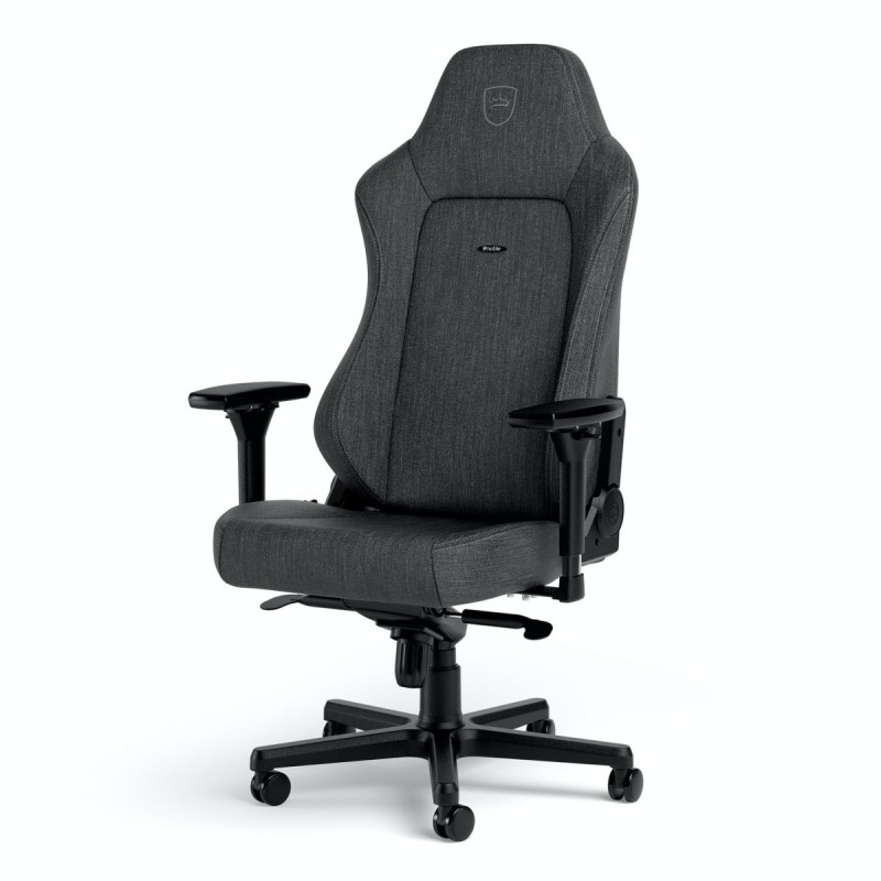 noblechairs HERO Gaming Chair - Fabric Breathable, steel armrests,  60mm casters, 150kg - Anthracite
