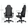 noblechairs HERO Gaming Chair - Fabric Breathable, steel armrests,  60mm casters, 150kg - Anthracite