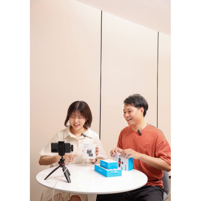 BOYA BY-WM3T2-U2 2,4GHz Mobile wireless mic For Android USB-C (2 transmitters, two person vlog)