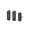 BOYA BY-WM3T2-U2 2,4GHz Mobile wireless mic For Android USB-C (2 transmitters, two person vlog)
