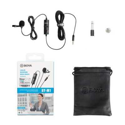 BOYA BY-M1 wired mic Universal Lavalier Microphone