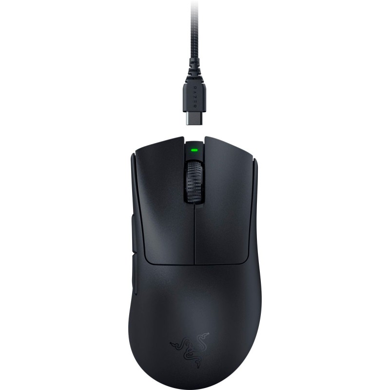 Razer DEATHADDER V3 PRO BLACK - 64g Wireless Gaming Mouse - Ergonomic - 90 Hours Battery - 30K DPI