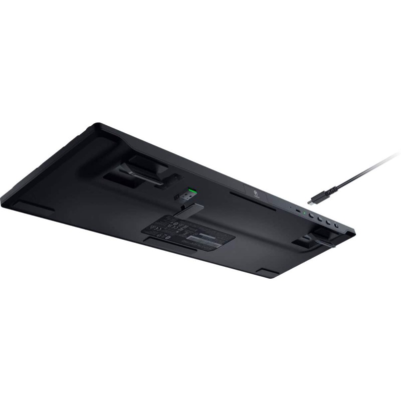 Razer DEATHSTALKER V2 PRO - Linear Red - RGB Wireless Keyboard - Low-Profile Optical - 40 Hr Battery