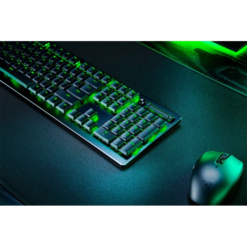 Razer DEATHSTALKER V2 PRO - Linear Red - RGB Wireless Keyboard - Low-Profile Optical - 40 Hr Battery