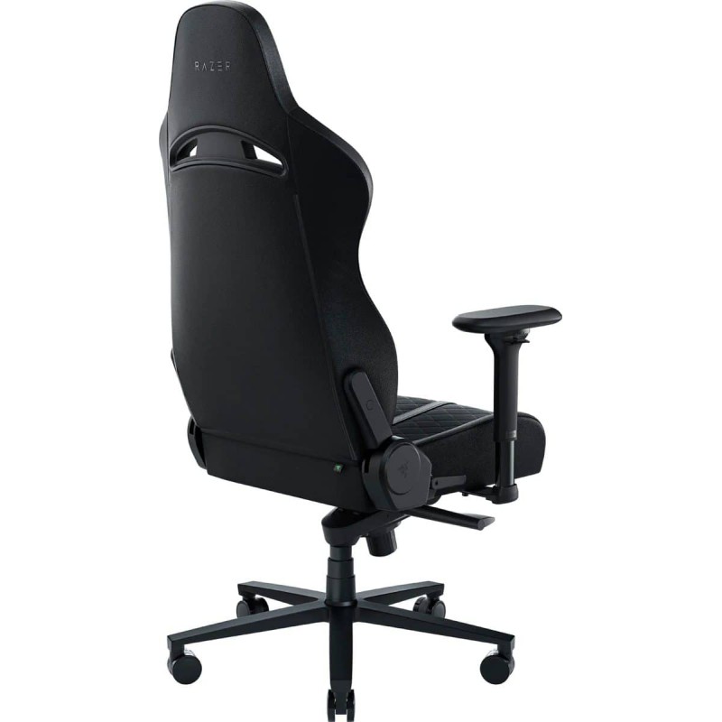 Razer ENKI BLACK Gaming Chair - Built-in Lumbar Arch Memory Foam PU Leather Adjustable Recline