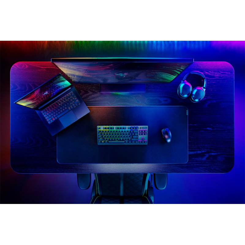Razer DEATHSTALKER V2 PRO TKL - Wireless - Low Profile - Linear Red - Optical Switches - RGB