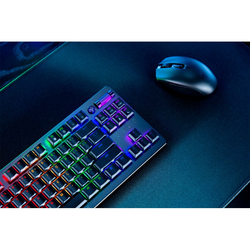 Razer DEATHSTALKER V2 PRO TKL - Wireless - Low Profile - Linear Red - Optical Switches - RGB