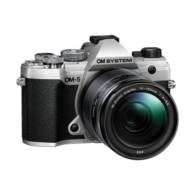 Olympus OM-5 Kit 14-150, body silver, M.Zuiko Digital 14-150mm F4-5.6 II PRO lens, BLS-50 Battery, E