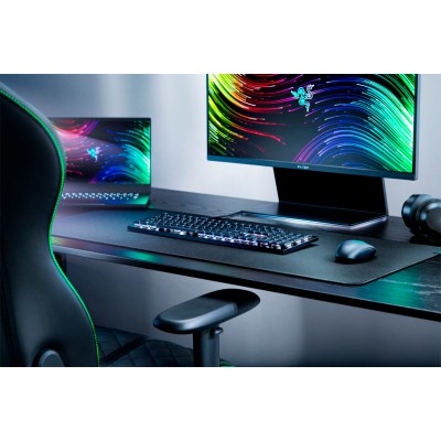 Razer DEATHSTALKER V2 - Low-Profile RGB Gaming Keyboard - Linear Red - Optical Switches
