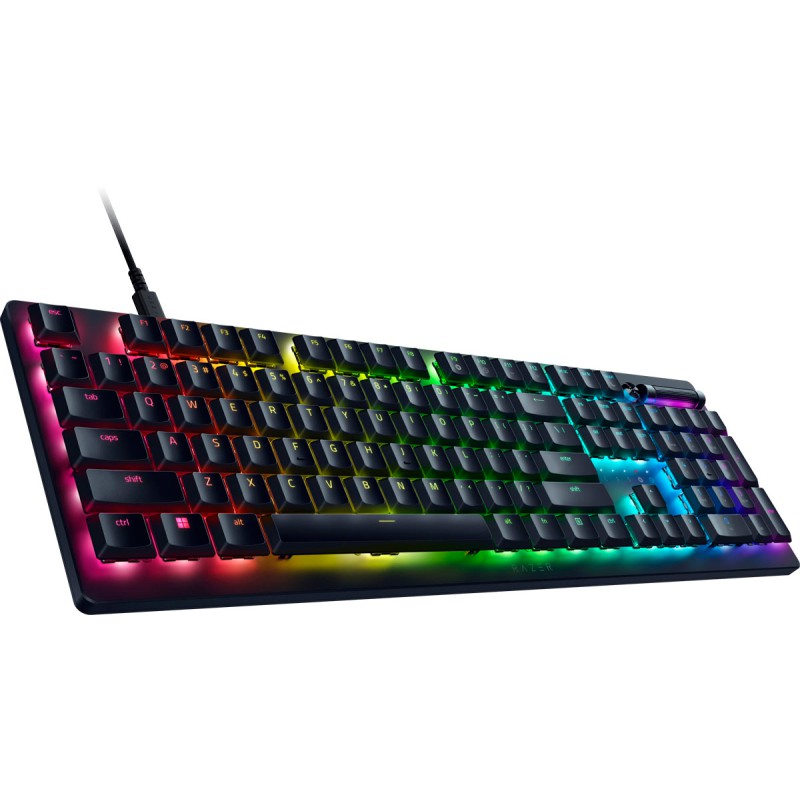 Razer DEATHSTALKER V2 - Low-Profile RGB Gaming Keyboard - Linear Red - Optical Switches
