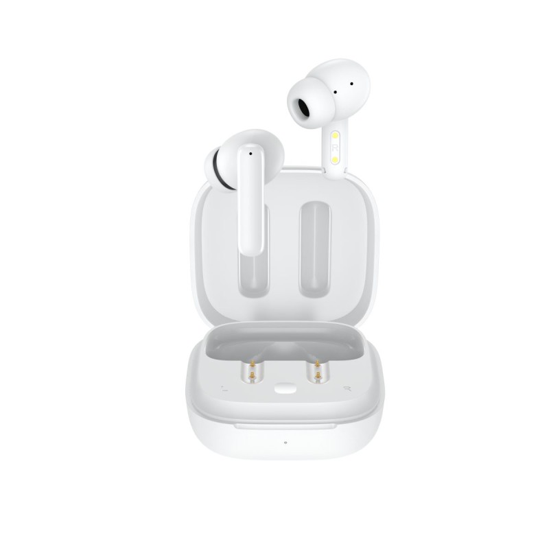 QCY T13 ANC White - TWS 10mm Dynamic Driver, 4-mic 28dB ANC, Bluetooth 5.3, 7hr-30hr, 75ms latency