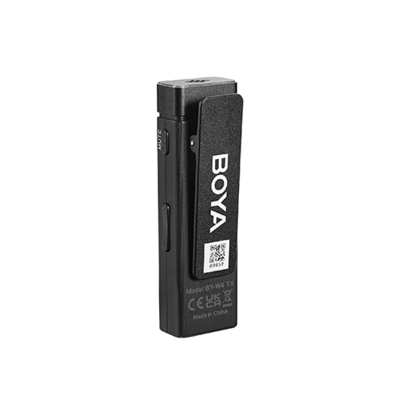 Boya BY-W4 Ultracompact 2.4GHz Four-Channel Wireless Microphone System (4 person vlog)