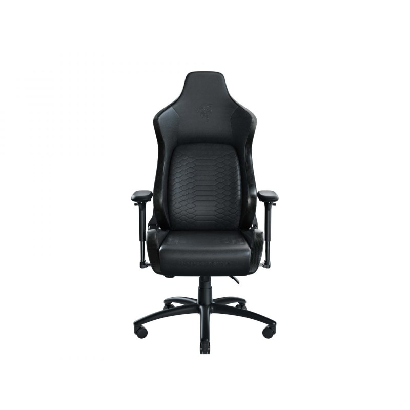 Razer ISKUR XL Black - Gaming Chair - Lumbar Support - Synthetic Leather - Memory Foam Head Cushion