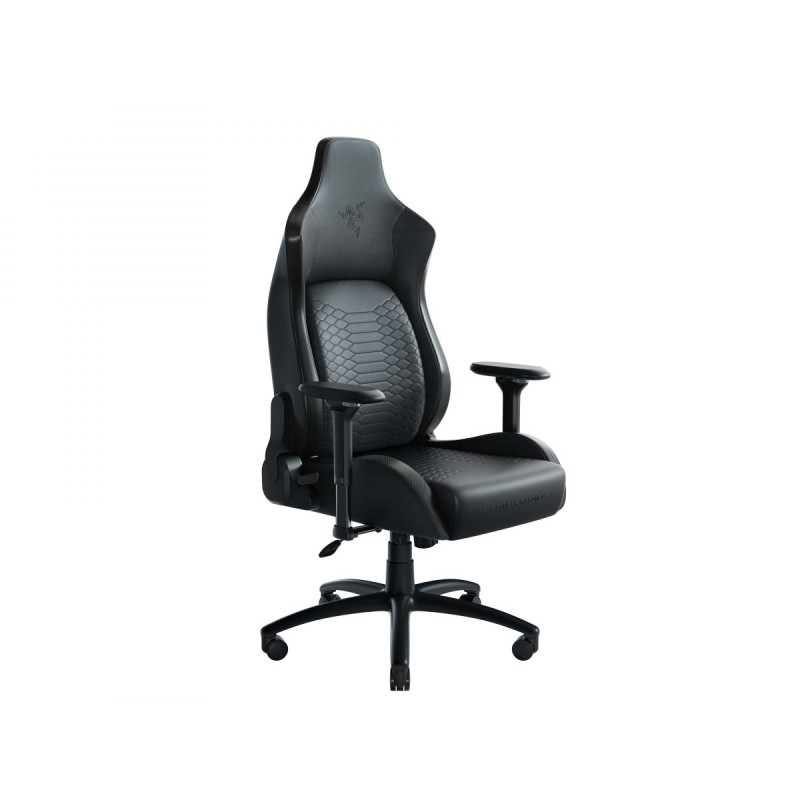 Razer ISKUR XL Black - Gaming Chair - Lumbar Support - Synthetic Leather - Memory Foam Head Cushion