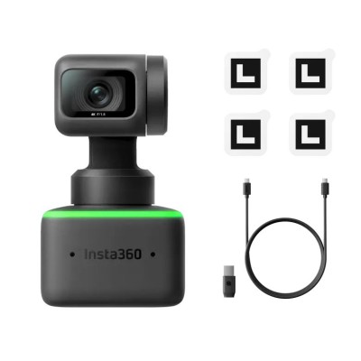insta360 Link - PTZ 4K Webcam, 1/2 Sensor, AI Tracking, Gesture Control, HDR, Noise-Canceling Mic